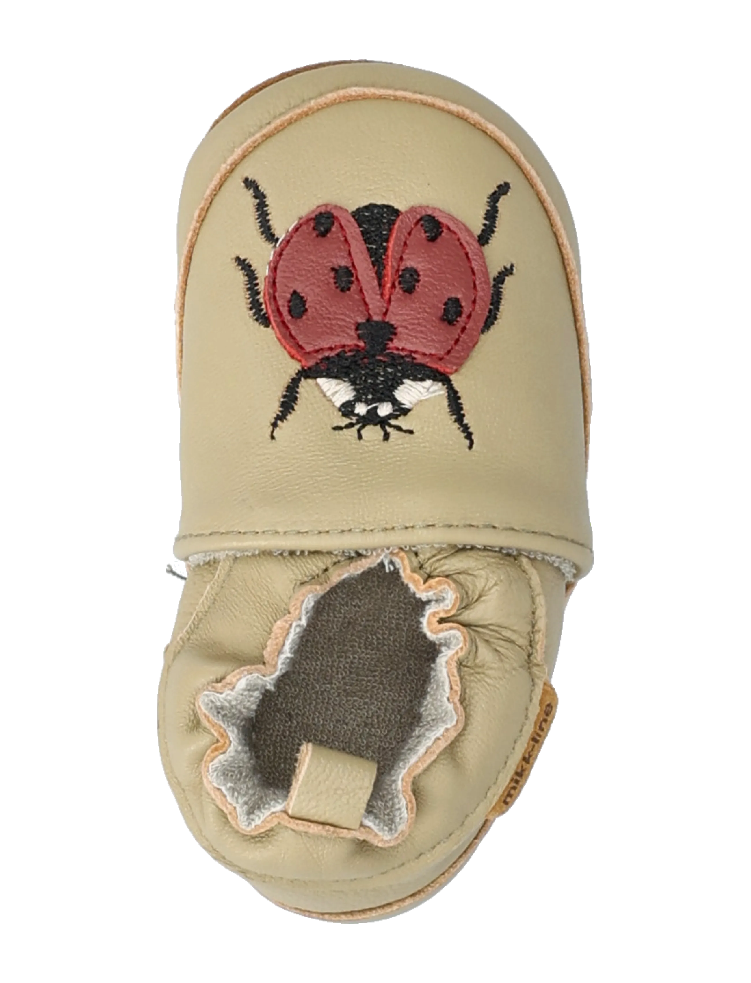 mikk-line - Leather Slipper - 3D - sommerschnäppchen - gray green - 3