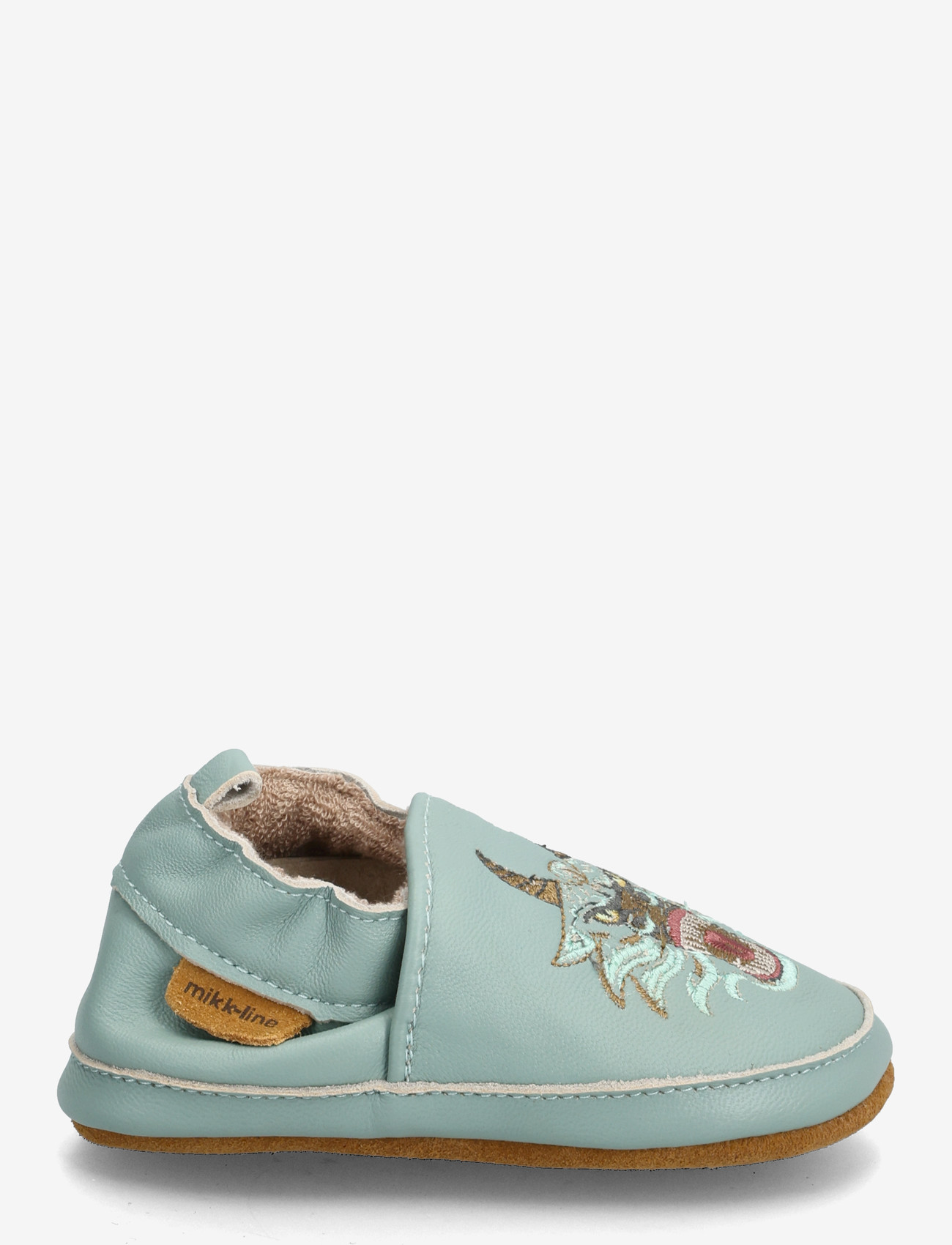 mikk-line - Leather Slipper - 3D - laveste priser - green bay - 1