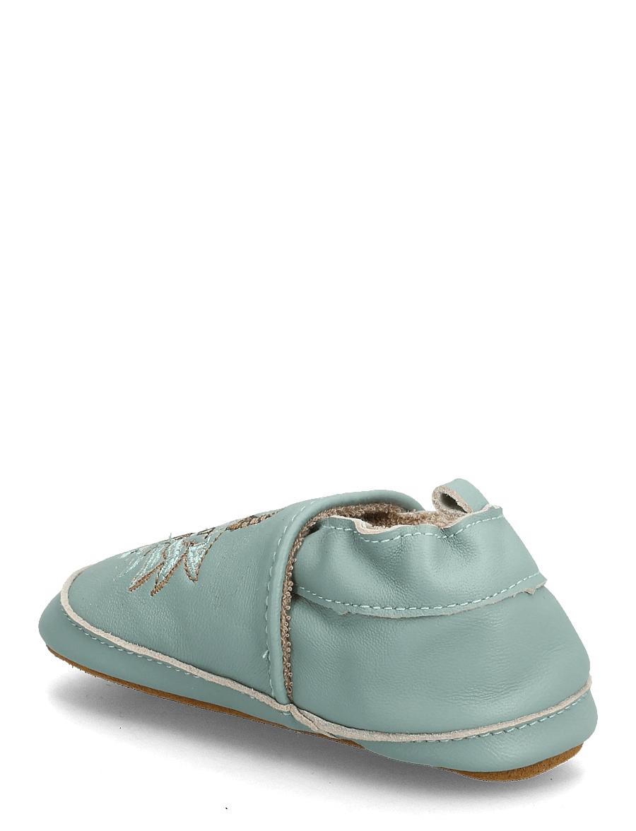 mikk-line - Leather Slipper - 3D - hjemmesko - green bay - 2