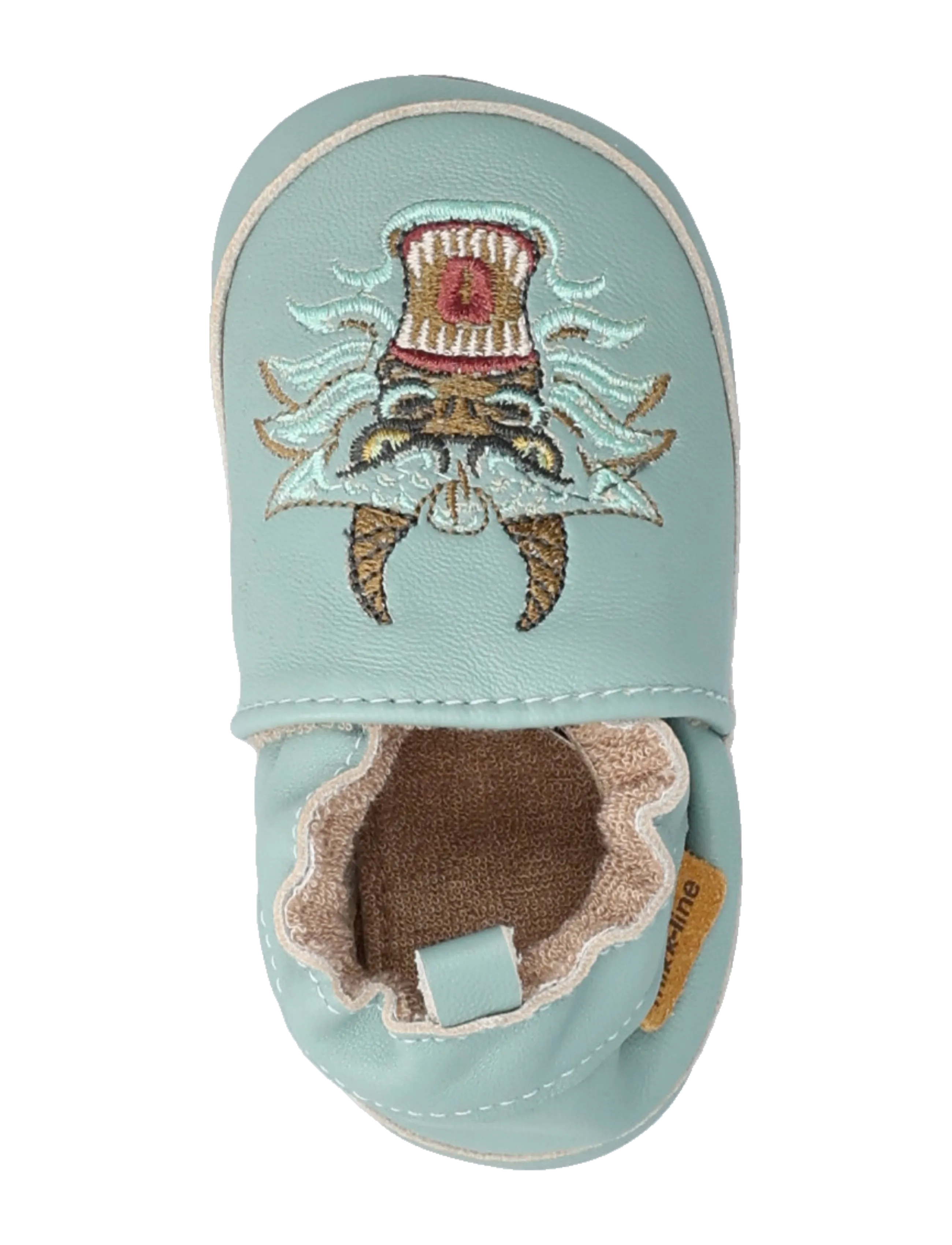 mikk-line - Leather Slipper - 3D - hausschuhe - green bay - 3