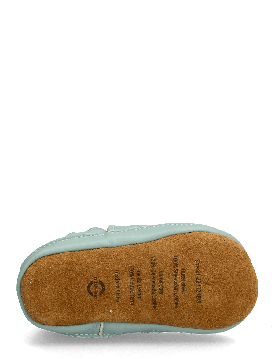 mikk-line - Leather Slipper - 3D - hjemmesko - green bay - 4