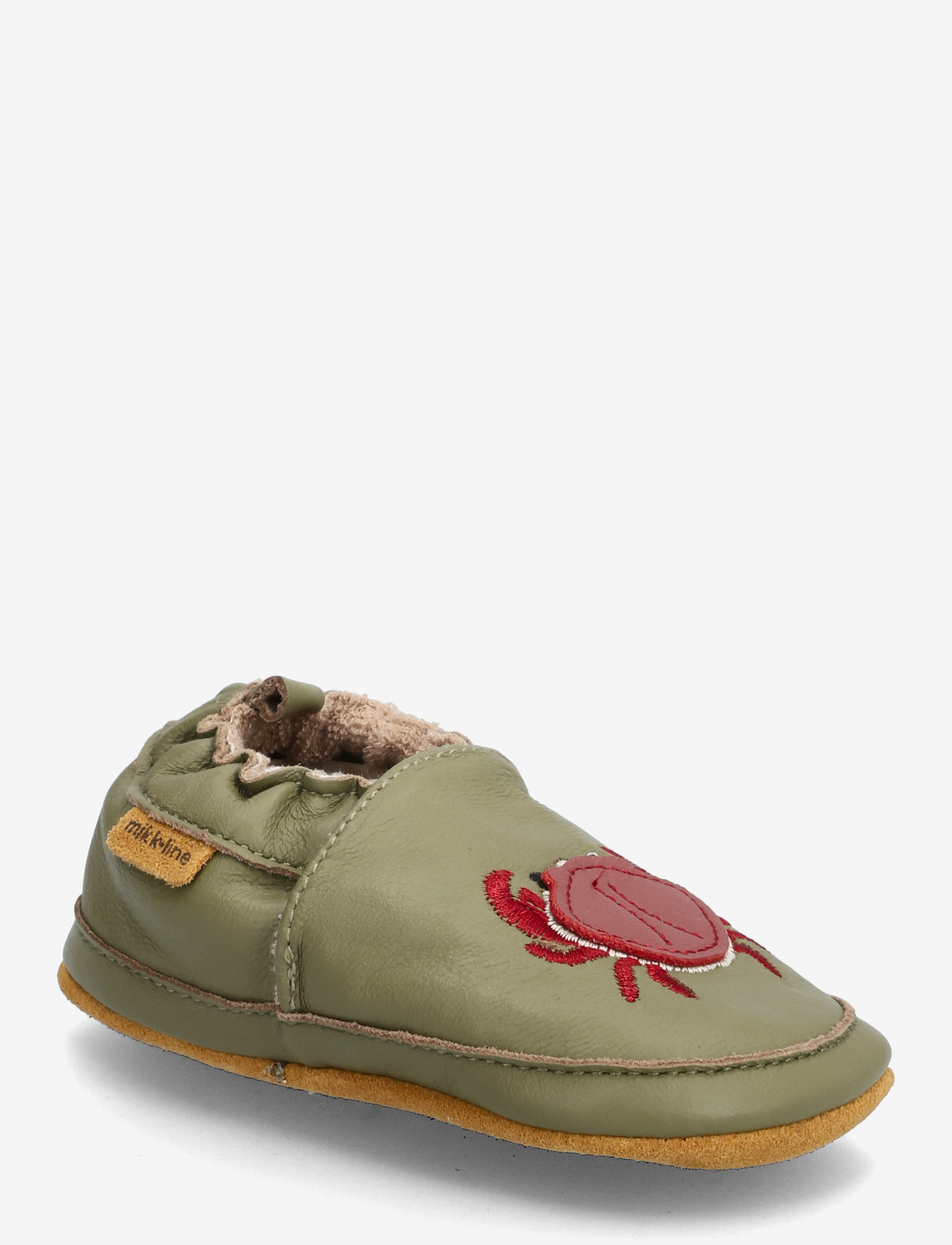 mikk-line - Leather Slipper - 3D - die niedrigsten preise - kelp - 0