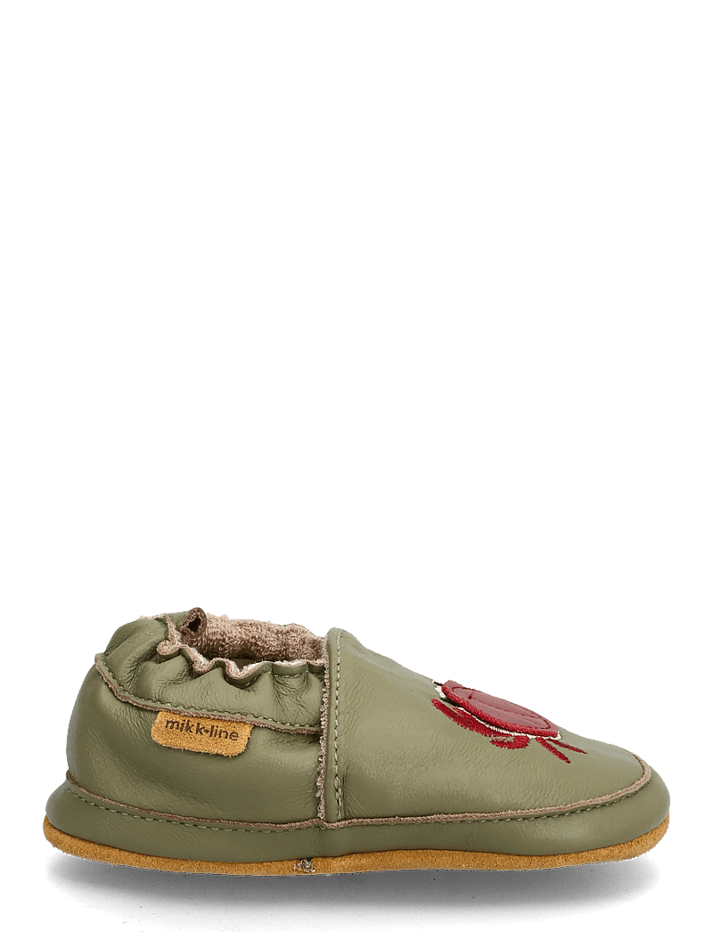 mikk-line - Leather Slipper - 3D - hausschuhe - kelp - 1