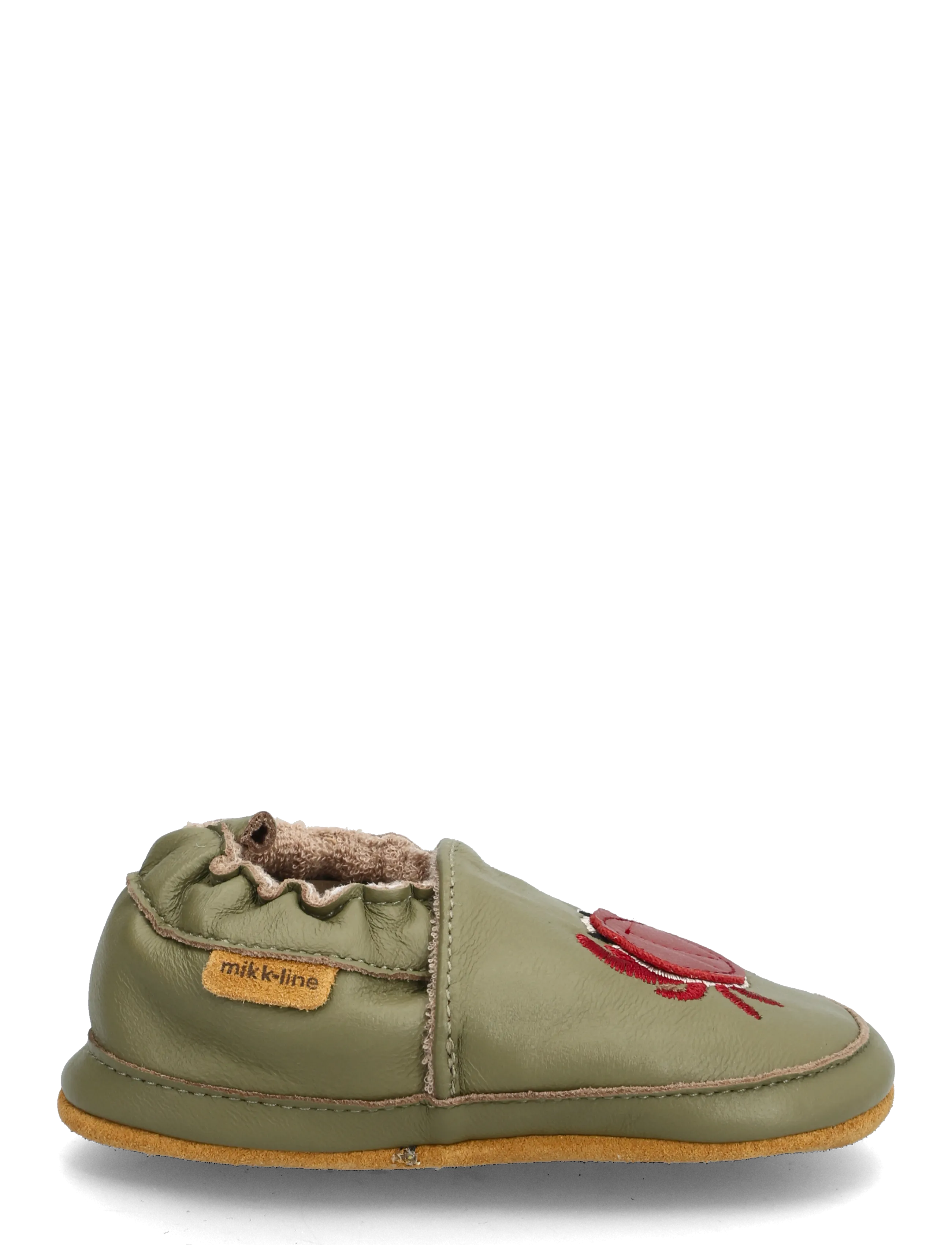 mikk-line - Leather Slipper - 3D - hjemmesko - kelp - 1