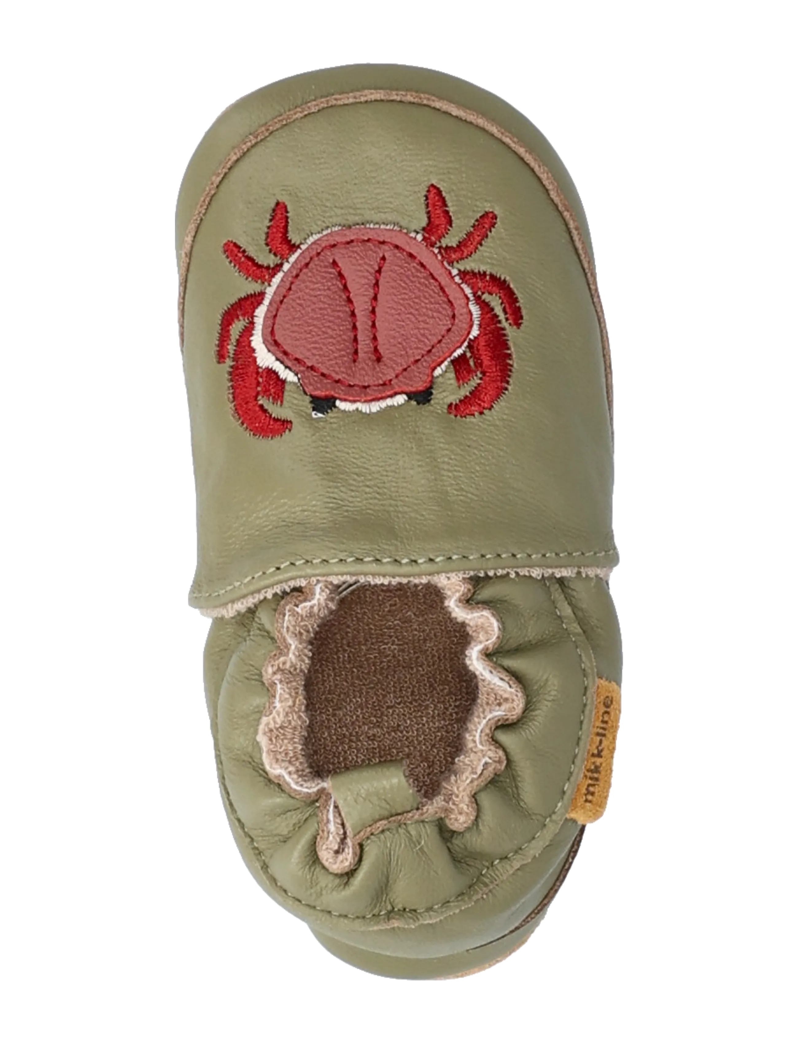 mikk-line - Leather Slipper - 3D - hjemmesko - kelp - 3