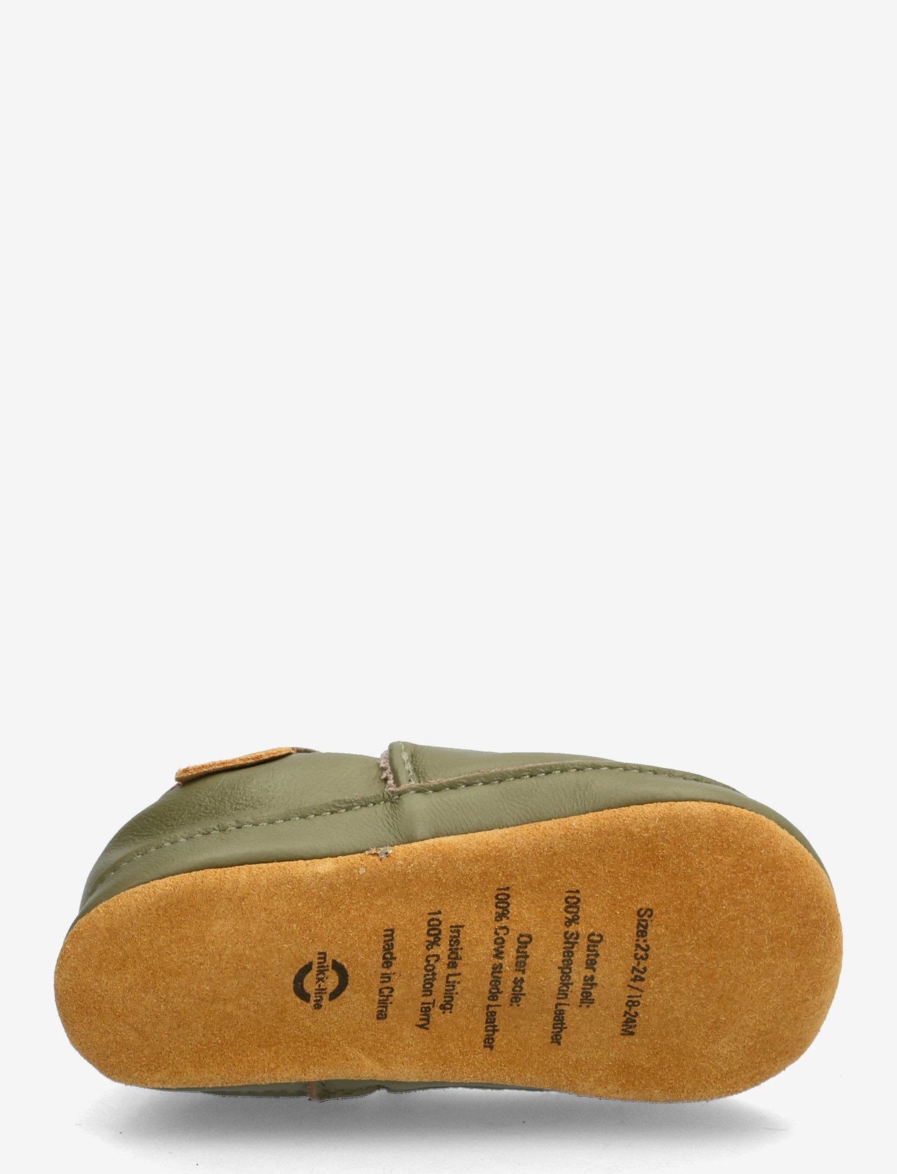 mikk-line - Leather Slipper - 3D - die niedrigsten preise - kelp - 4