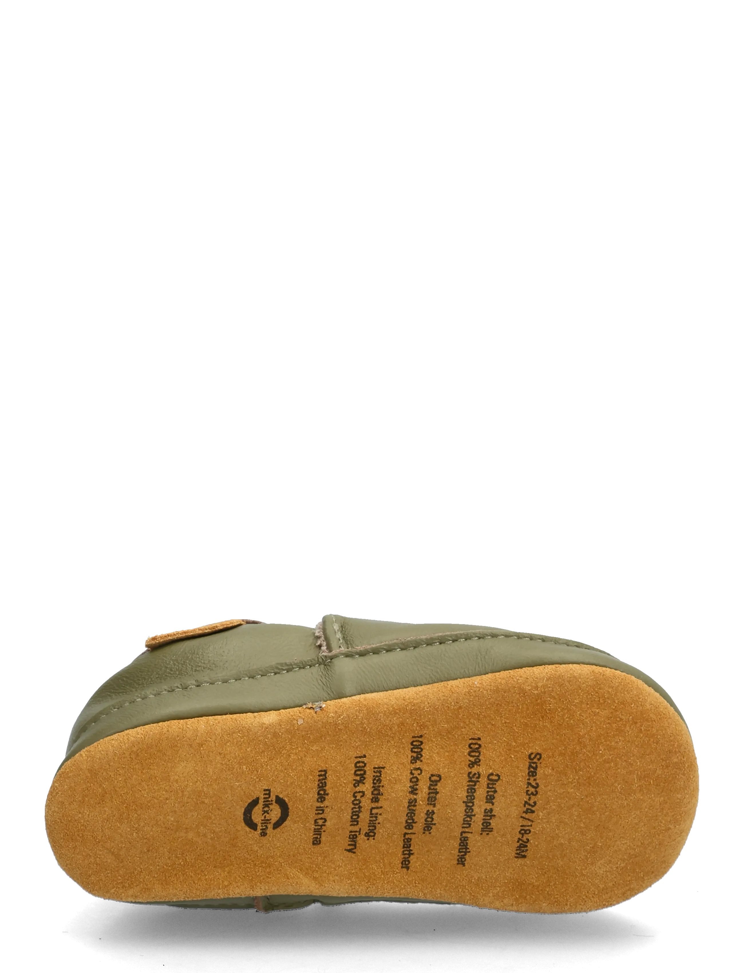 mikk-line - Leather Slipper - 3D - hjemmesko - kelp - 4