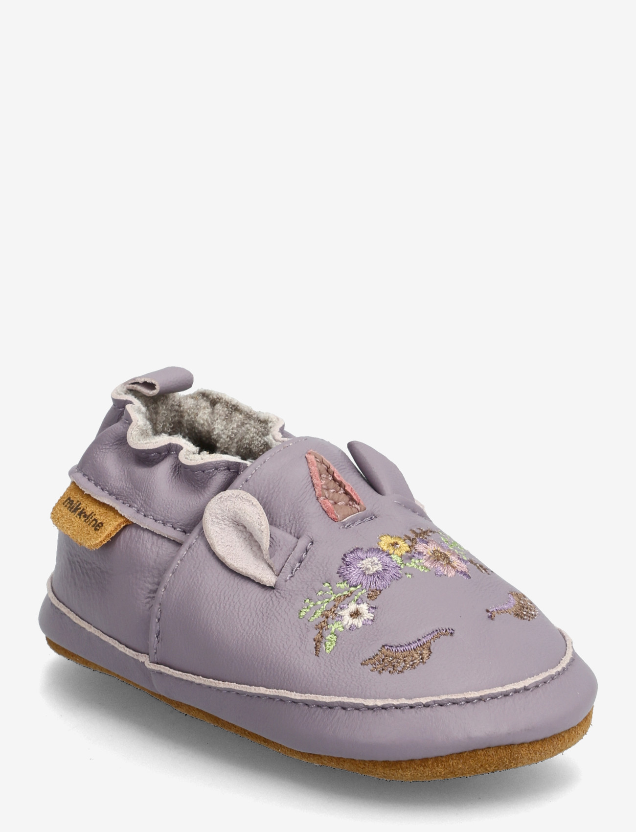mikk-line - Leather Slipper - 3D - gode sommertilbud - lavender aura - 0