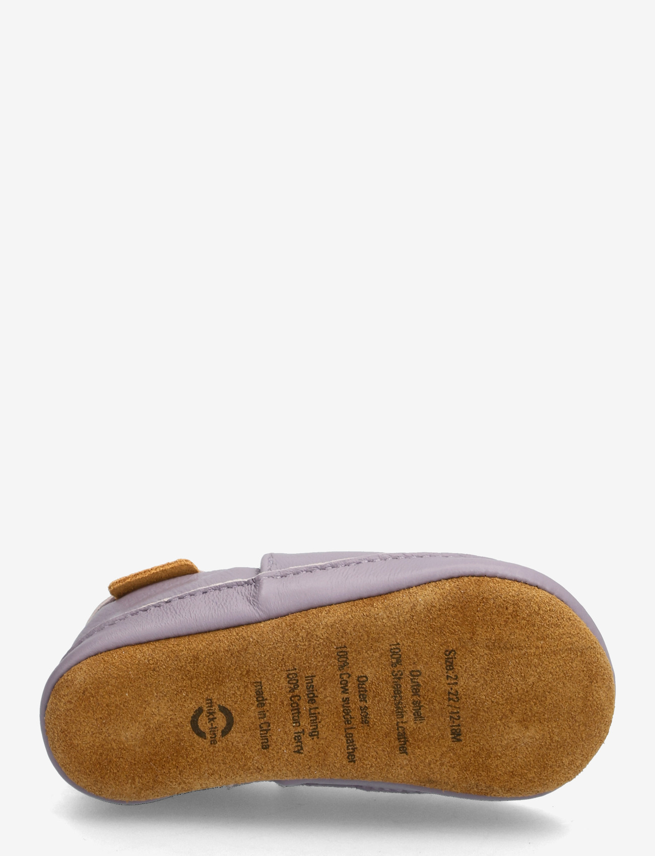 mikk-line - Leather Slipper - 3D - gode sommertilbud - lavender aura - 4