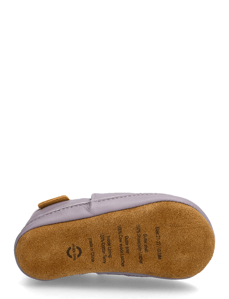 mikk-line - Leather Slipper - 3D - hjemmesko - lavender aura - 4