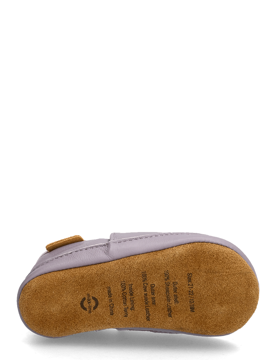 mikk-line - Leather Slipper - 3D - hausschuhe - lavender aura - 4