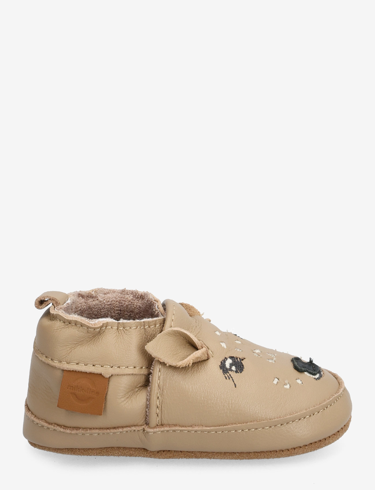 mikk-line - Leather Slipper - 3D - de laveste prisene - warm taupe - 1