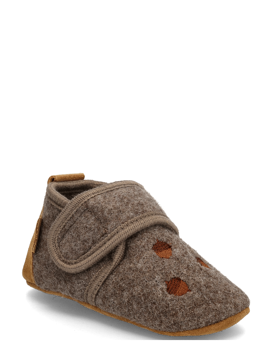 mikk-line - Prewalker Wool Embroidery - lauflernschuhe - acorn - 0