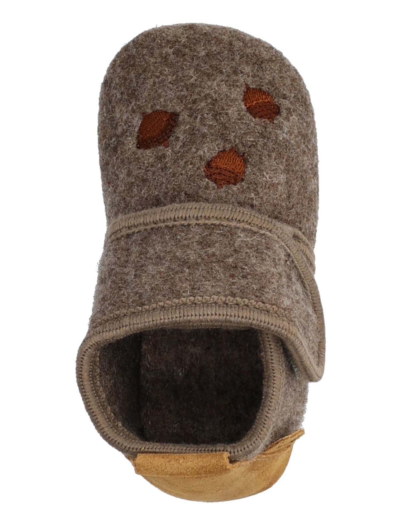 mikk-line - Prewalker Wool Embroidery - lauflernschuhe - acorn - 3
