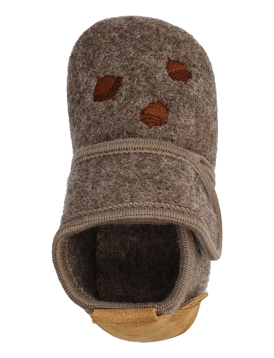mikk-line - Prewalker Wool Embroidery - lauflernschuhe - acorn - 3