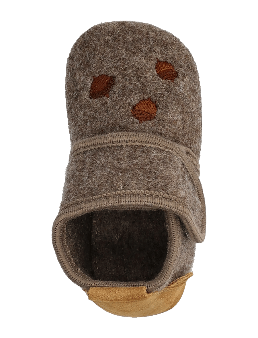 mikk-line - Prewalker Wool Embroidery - lauflernschuhe - acorn - 3