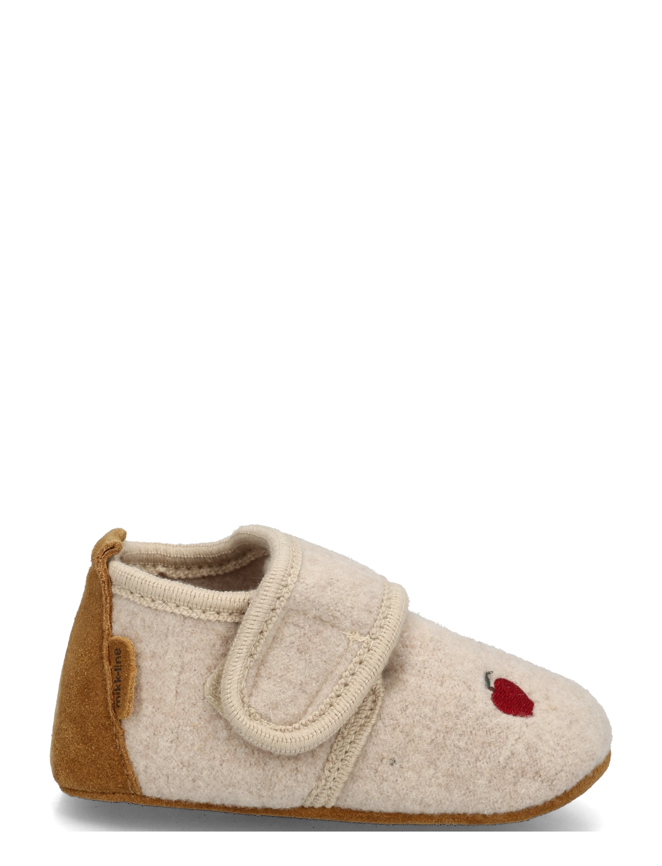 mikk-line - Prewalker Wool Embroidery - pre-walkers - apple - 2