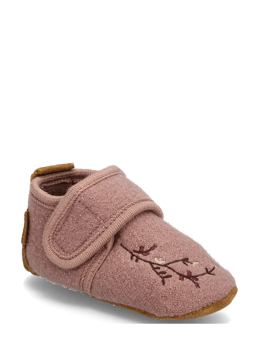 mikk-line - Prewalker Wool Embroidery - lära-gå-skor - flower - 0