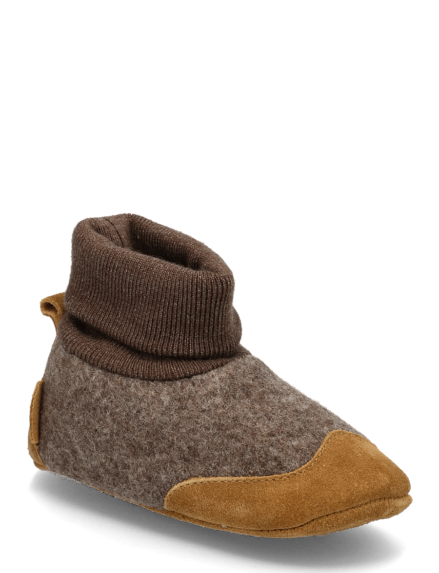 mikk-line - Prewalker Wool w Rib - begyndersko - melange denver - 0