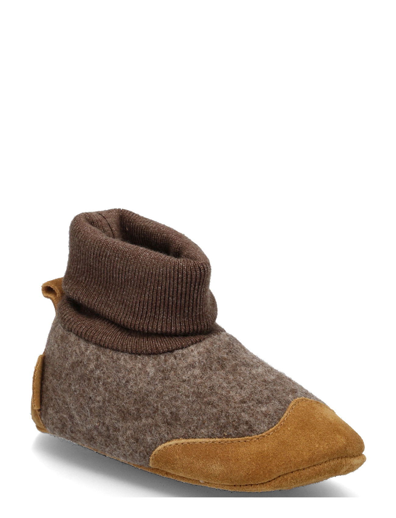 mikk-line Prewalker Wool w Rib - Wolle - MELANGE DENVER / brown