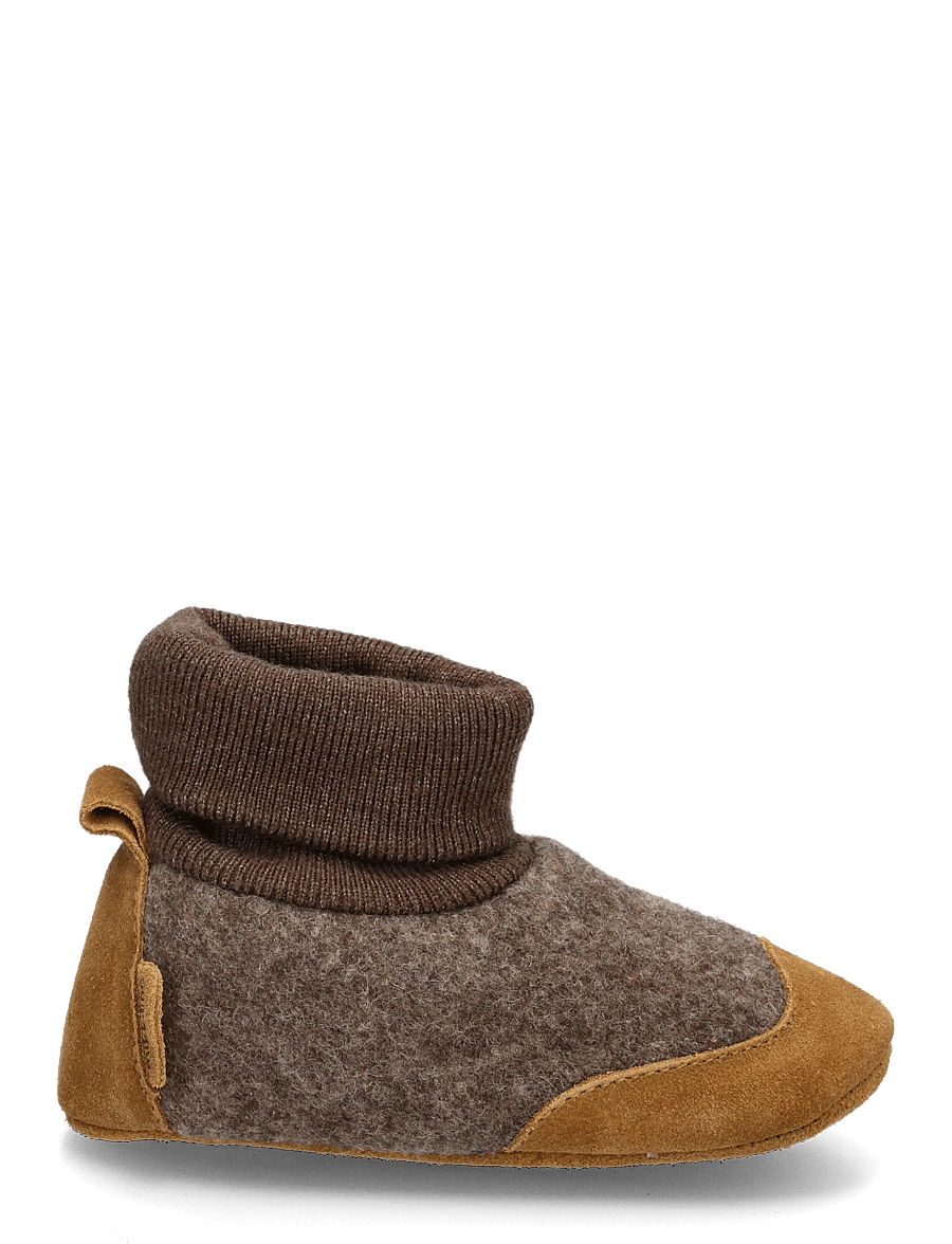 mikk-line - Prewalker Wool w Rib - begyndersko - melange denver - 2