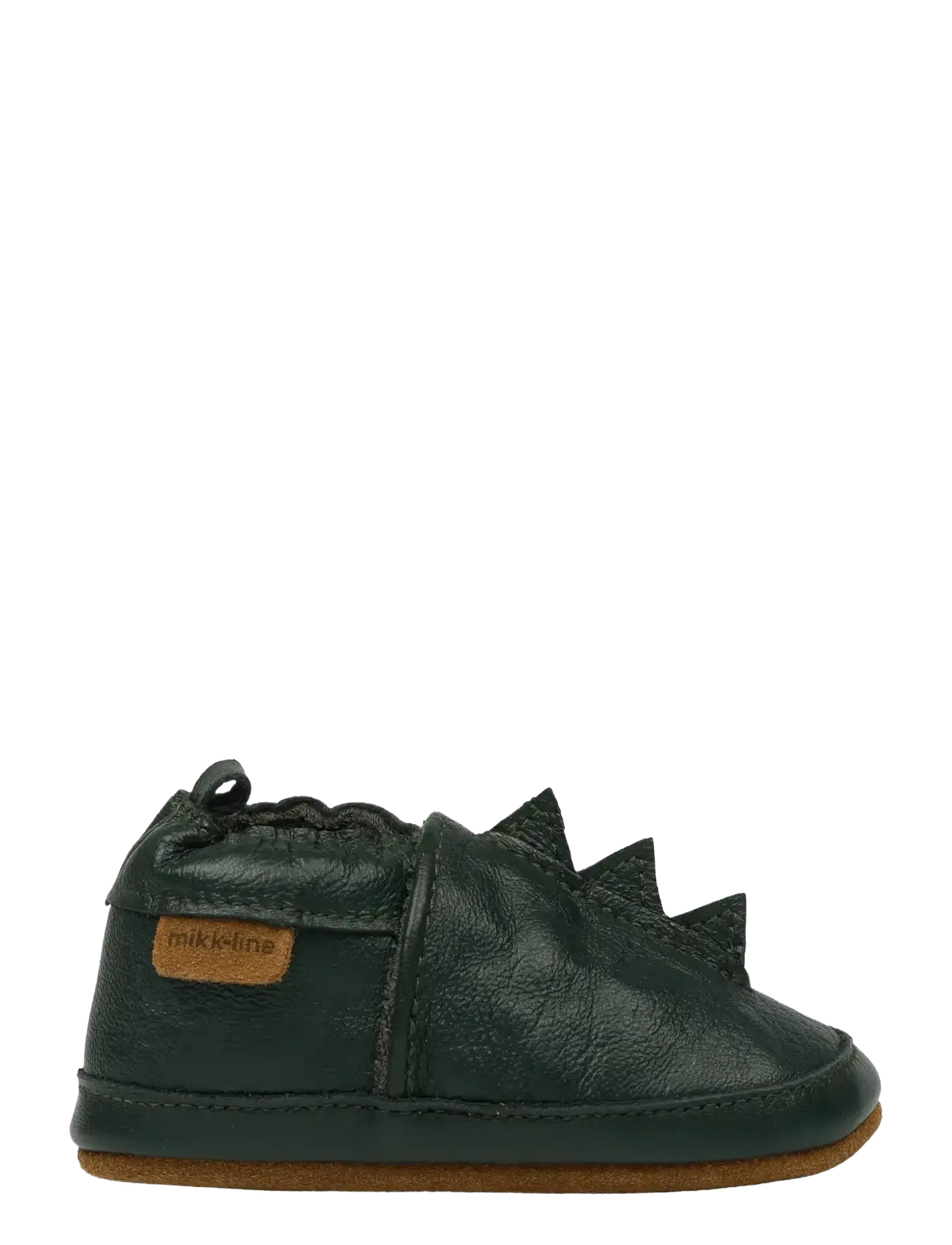 mikk-line - Leather Slipper Dino - hjemmesko - darkest sprouse - 1