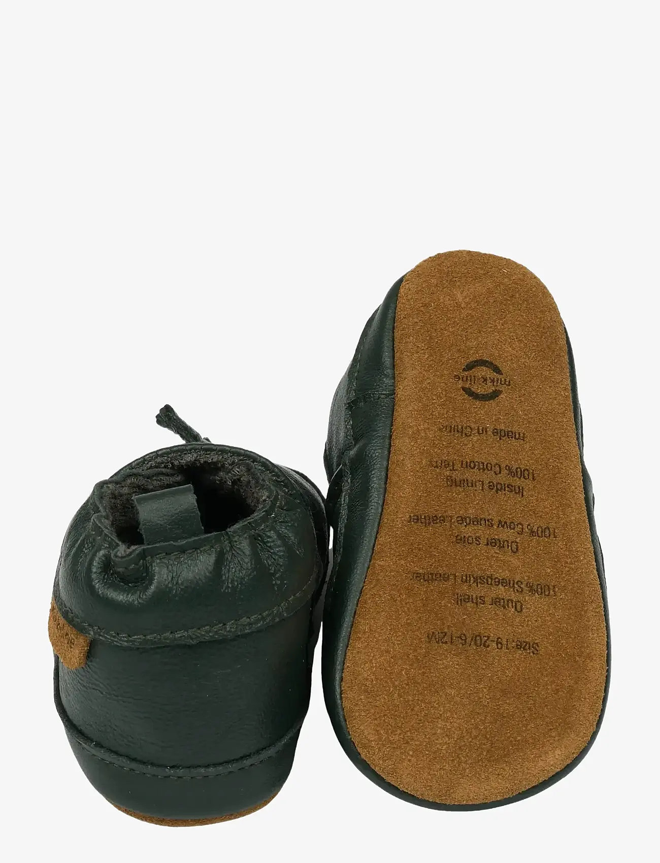 mikk-line - Leather Slipper Dino - laveste priser - darkest sprouse - 3