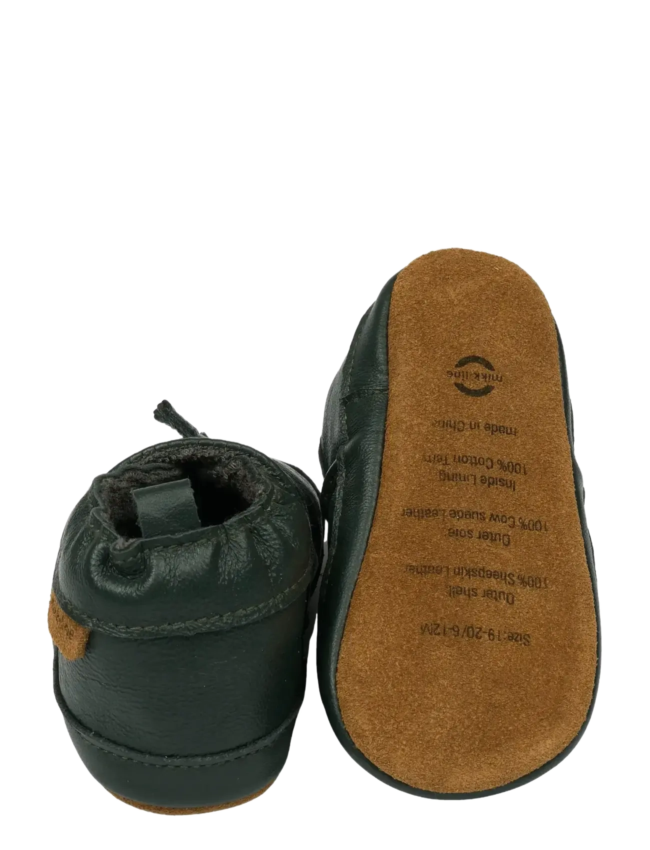 mikk-line - Leather Slipper Dino - hjemmesko - darkest sprouse - 3