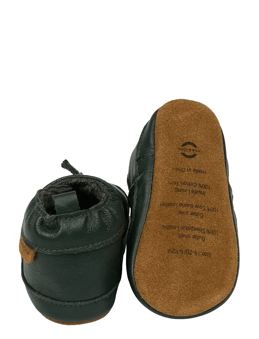 mikk-line - Leather Slipper Dino - Čības - darkest sprouse - 3
