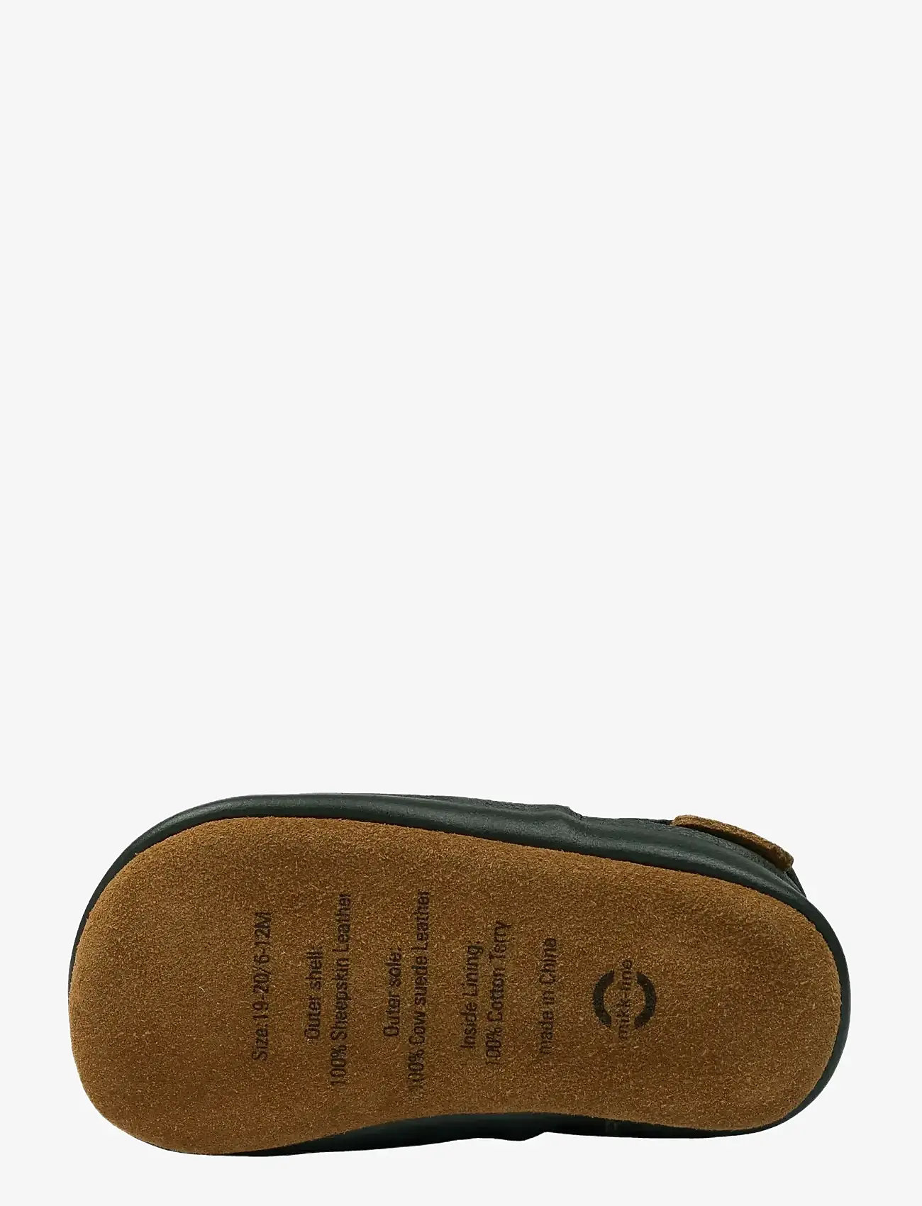 mikk-line - Leather Slipper Dino - laveste priser - darkest sprouse - 4