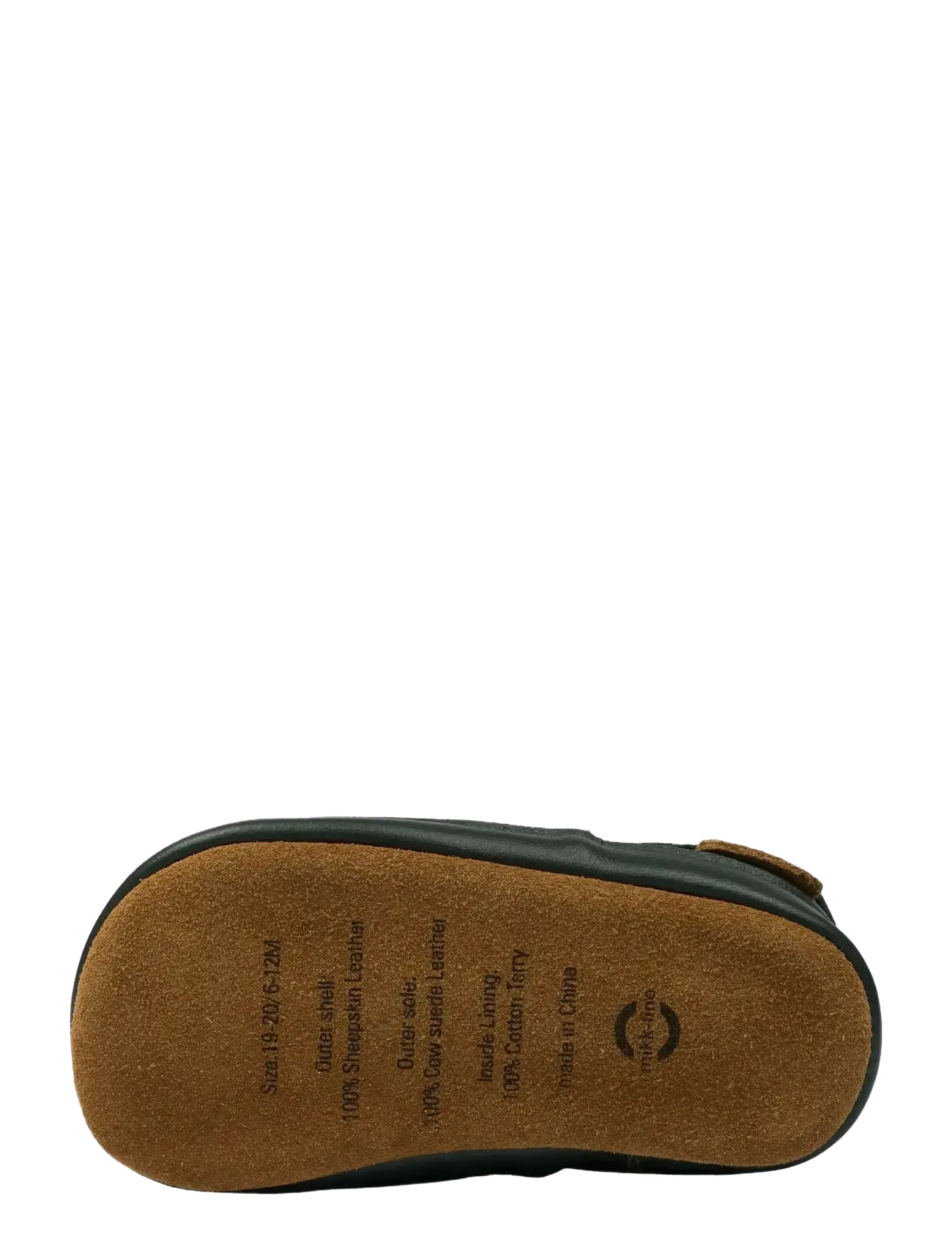 mikk-line - Leather Slipper Dino - hjemmesko - darkest sprouse - 4