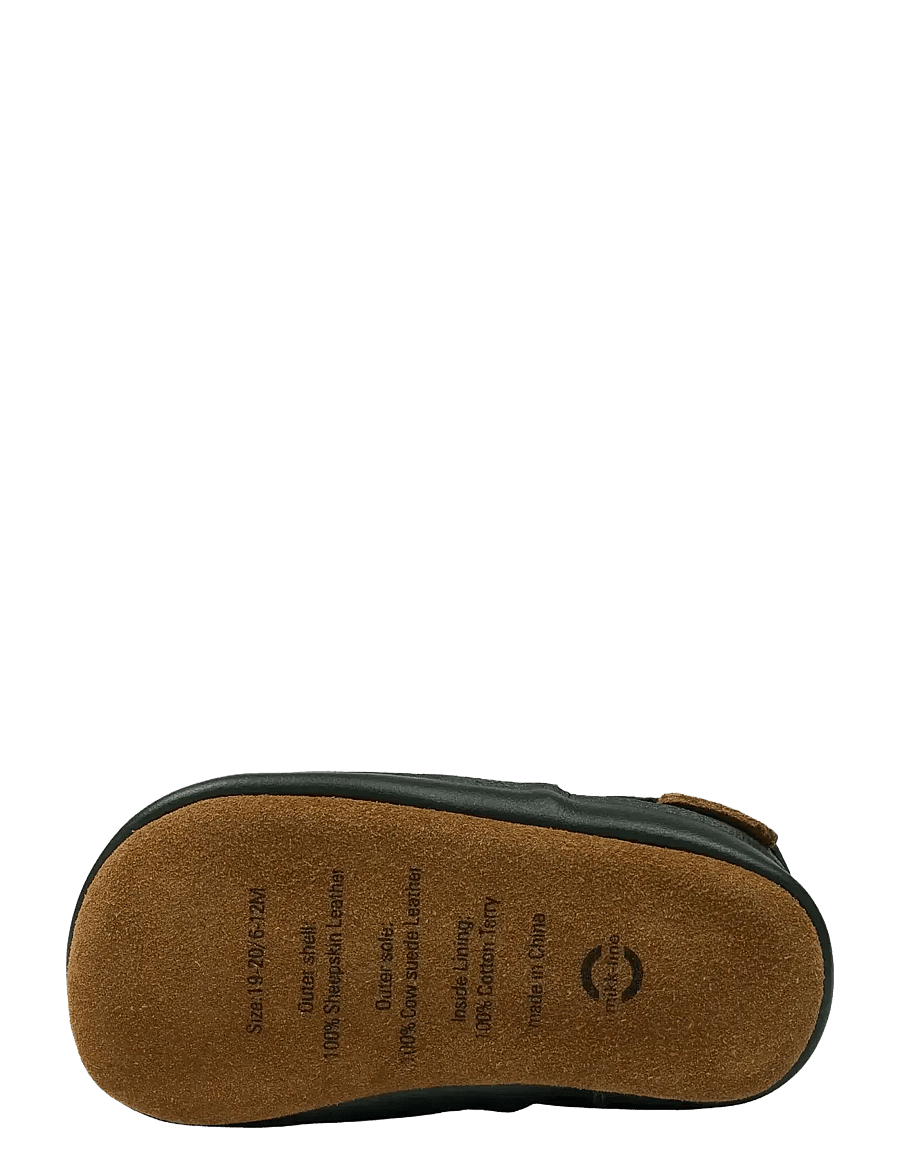 mikk-line - Leather Slipper Dino - Čības - darkest sprouse - 4