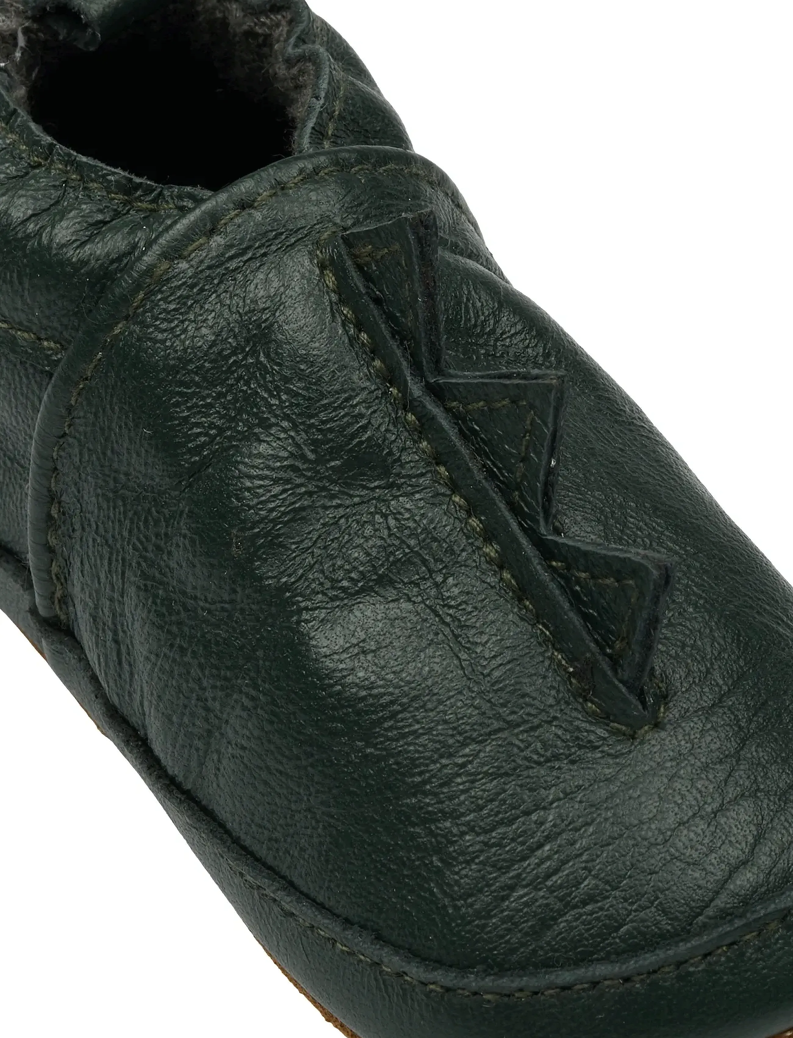 mikk-line - Leather Slipper Dino - hjemmesko - darkest sprouse - 5