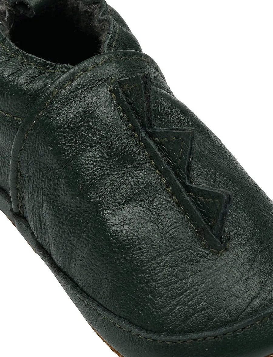 mikk-line - Leather Slipper Dino - Čības - darkest sprouse - 5