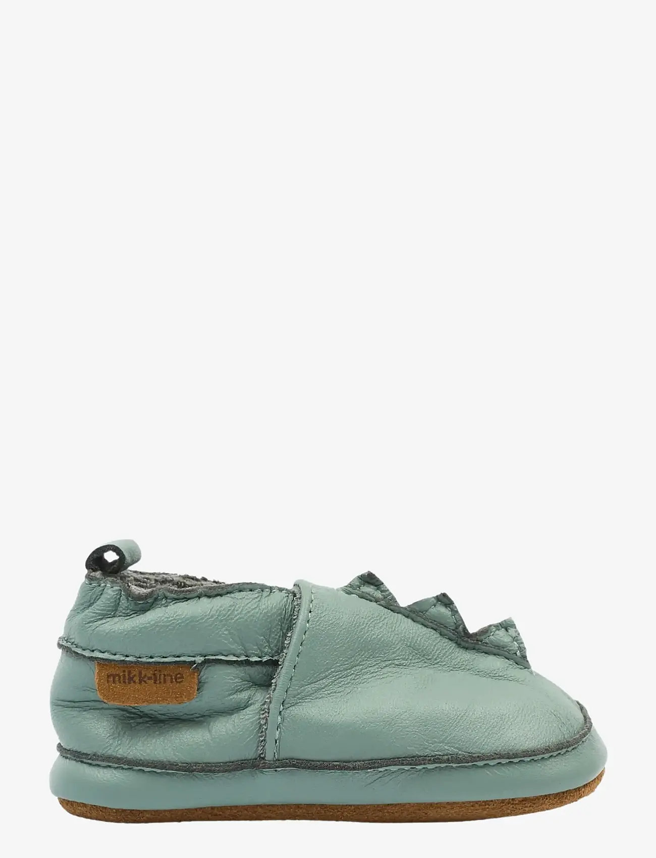 mikk-line - Leather Slipper Dino - inneskor - green milieu - 1