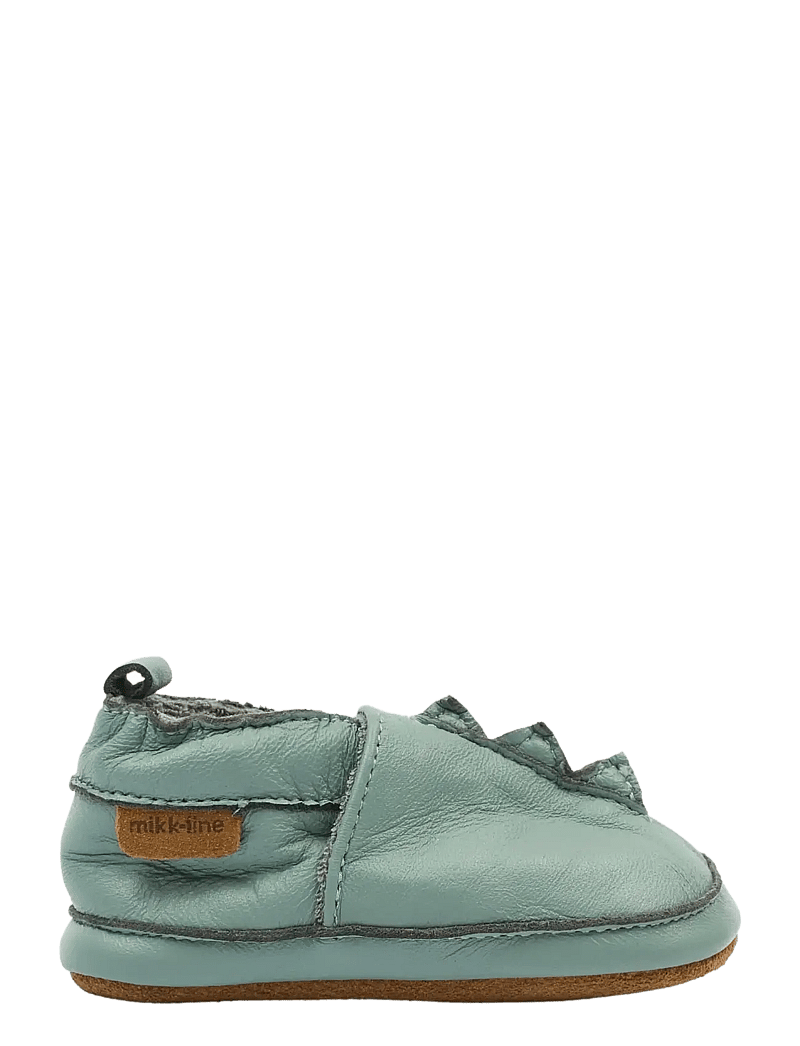 mikk-line - Leather Slipper Dino - inneskor - green milieu - 1