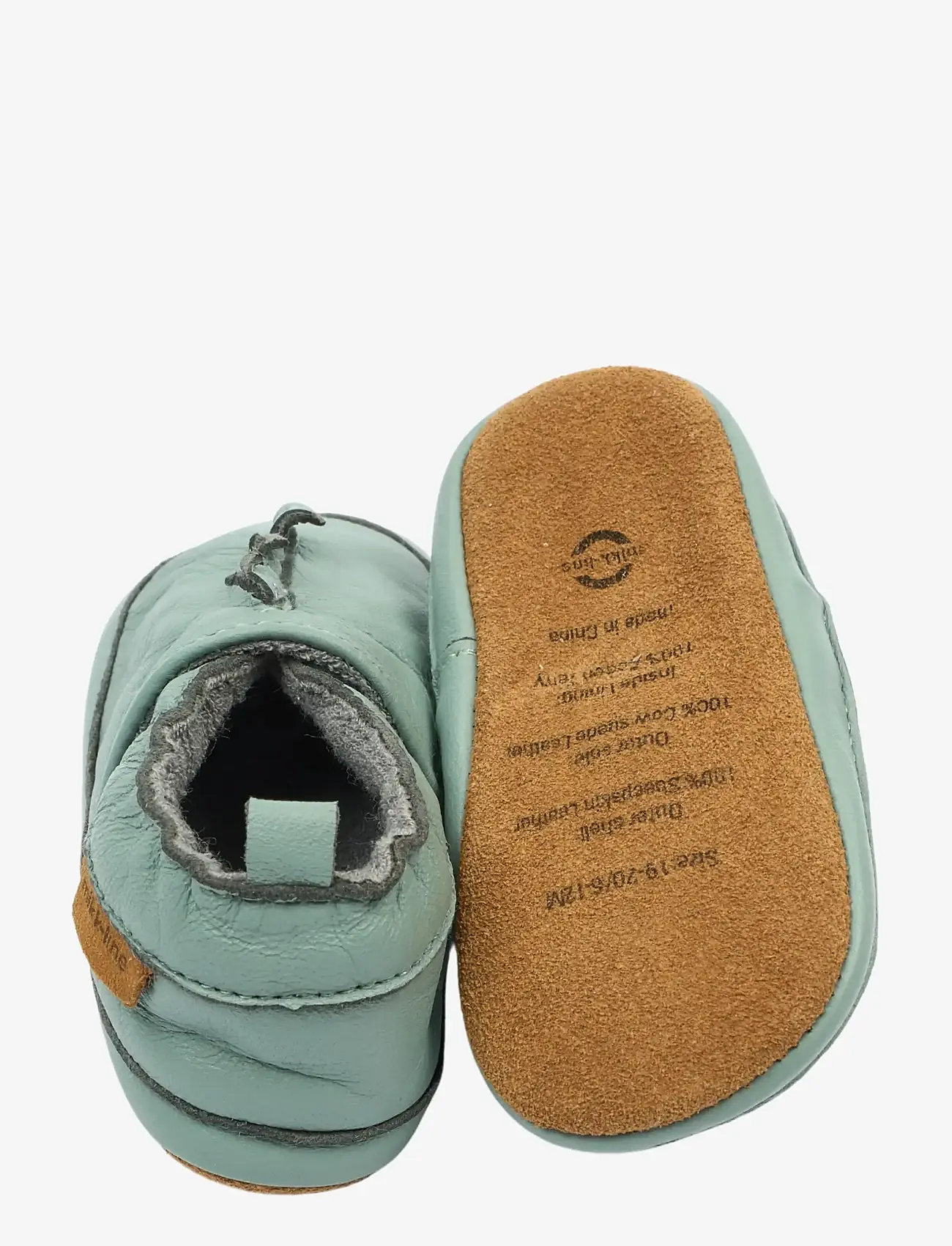 mikk-line - Leather Slipper Dino - inneskor - green milieu - 2