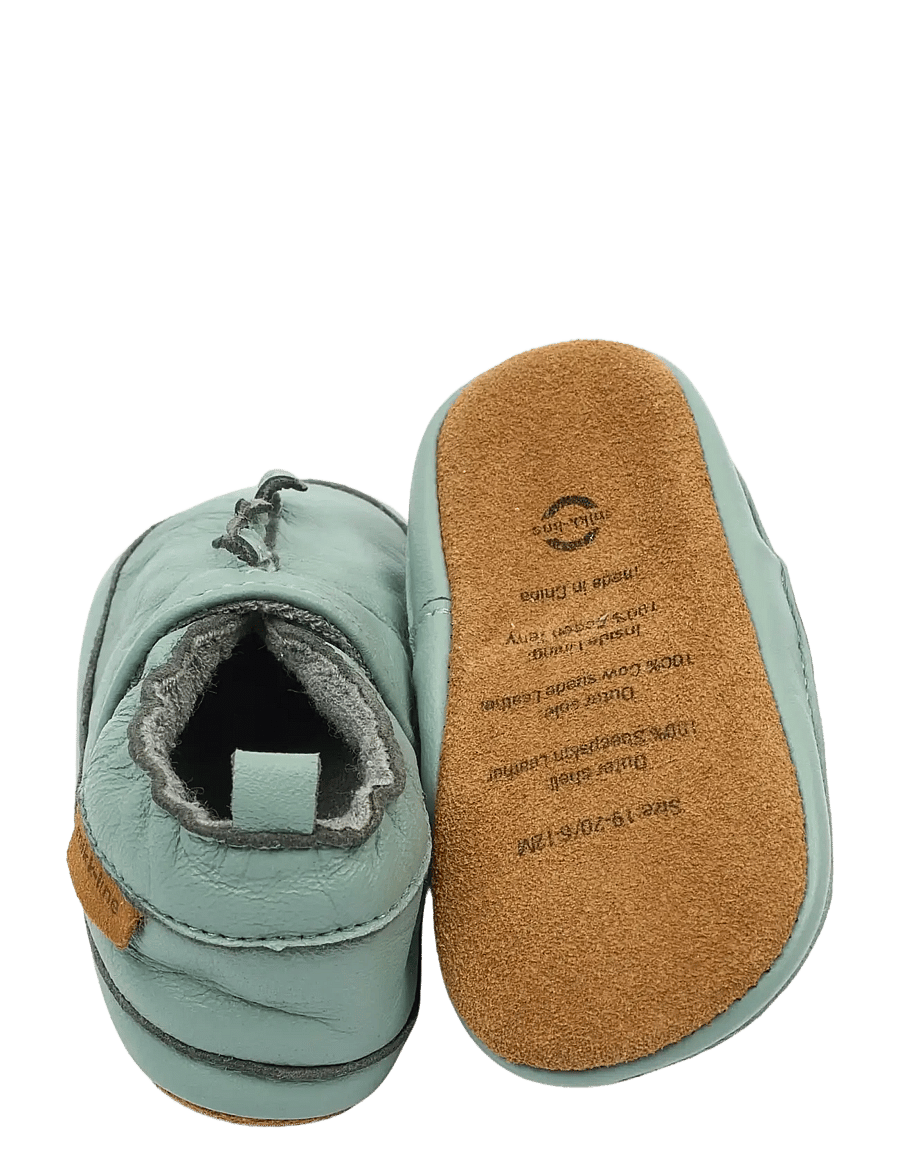 mikk-line - Leather Slipper Dino - hjemmesko - green milieu - 2