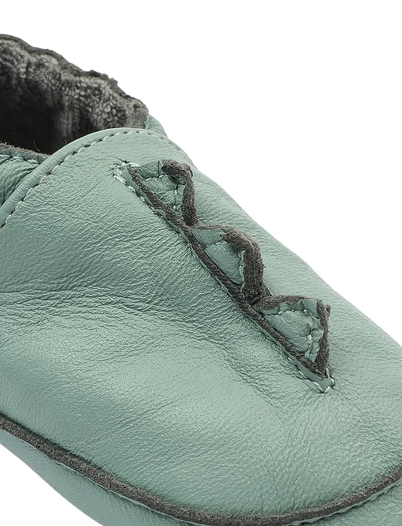 mikk-line - Leather Slipper Dino - inneskor - green milieu - 4
