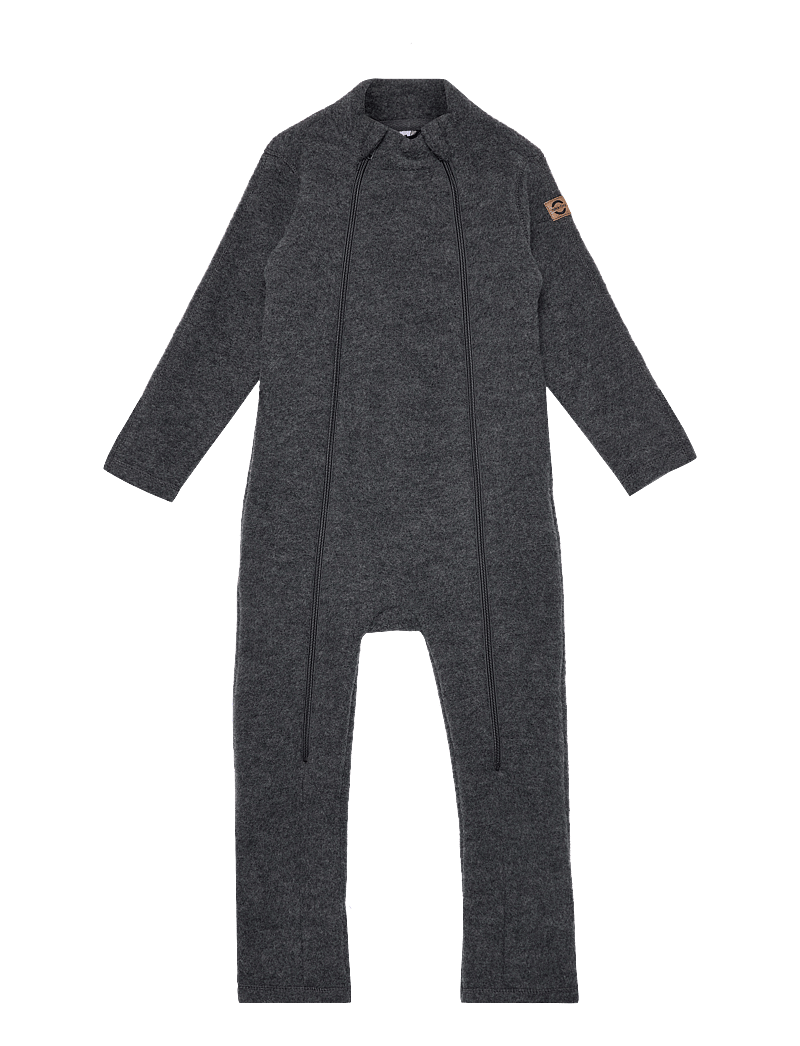 mikk-line - Wool suit - fleecedragter - anthracite melange - 0