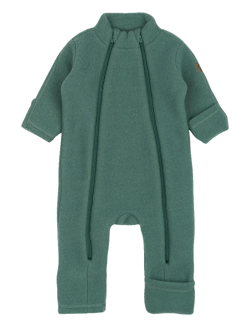mikk-line - Wool suit - fleece overalls - balsam green - 0