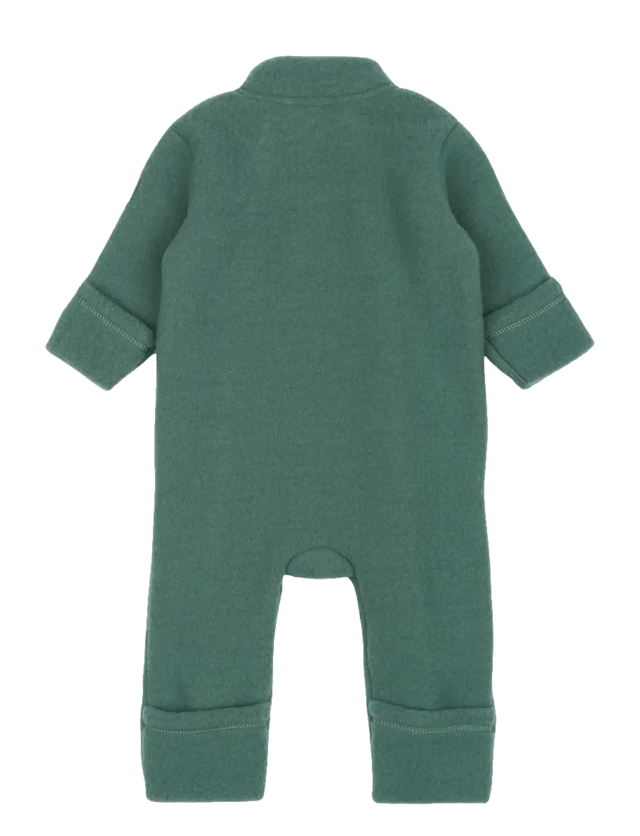 mikk-line - Wool suit - fleece overalls - balsam green - 1