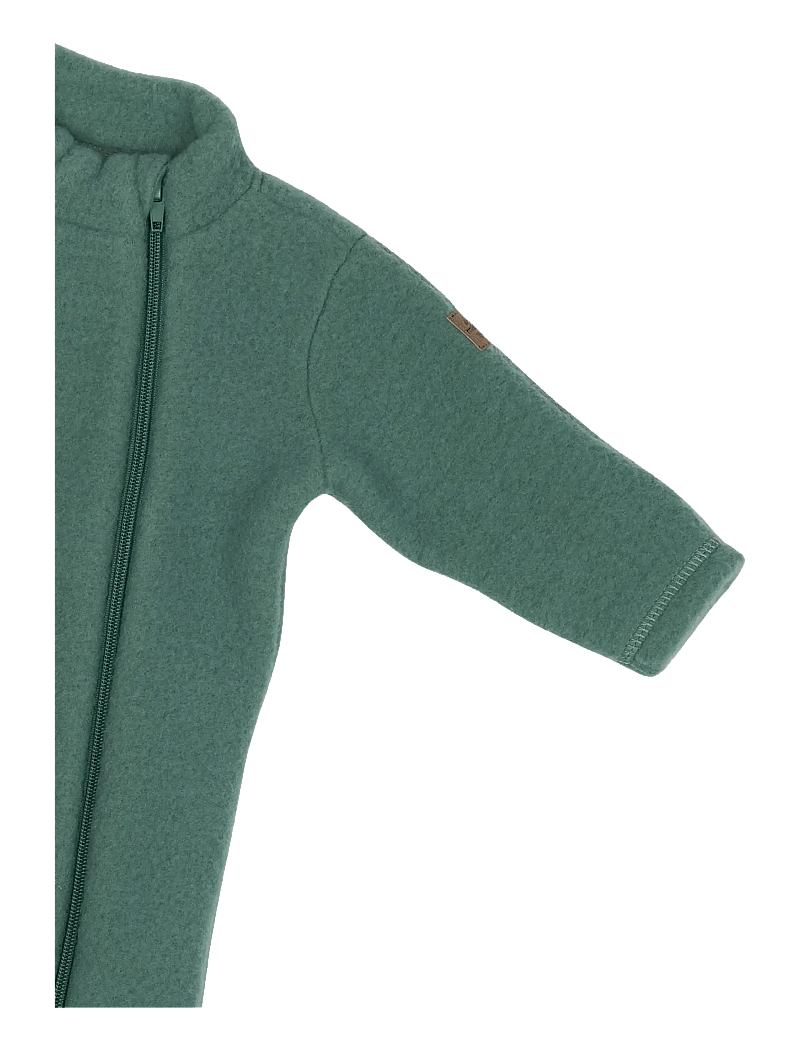 mikk-line - Wool suit - fleece overalls - balsam green - 3