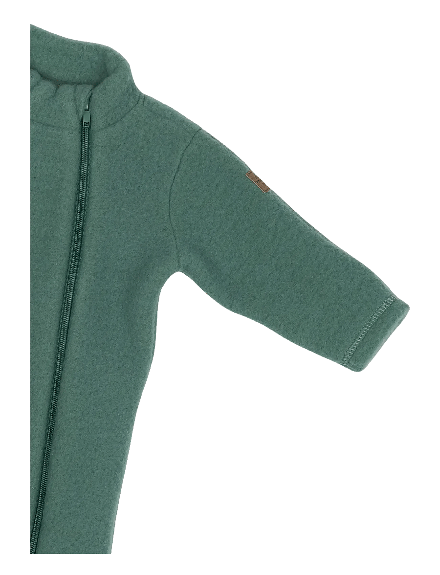 mikk-line - Wool suit - fleece overalls - balsam green - 3