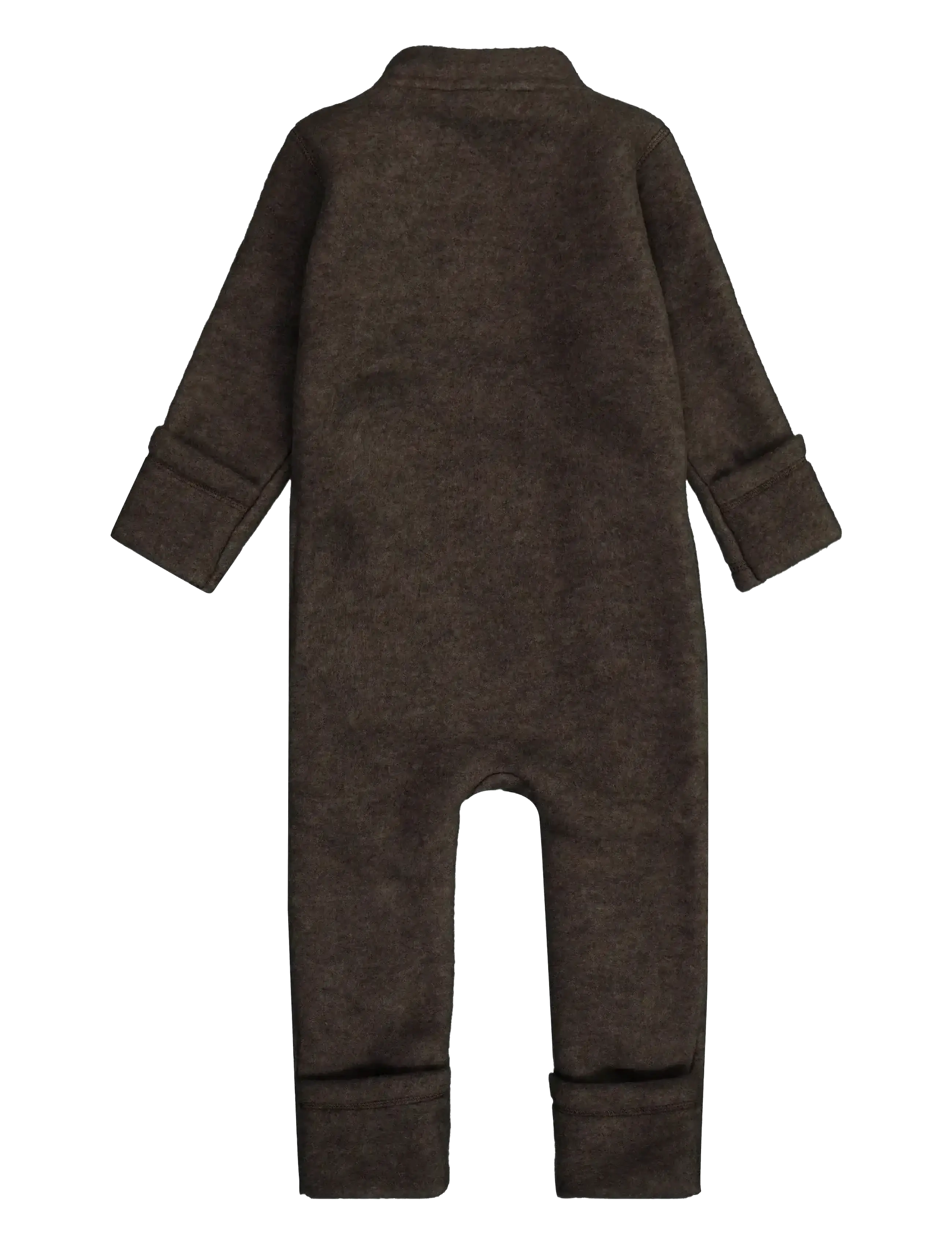 mikk-line - Wool suit - ytterkläder - dark brown melange - 1