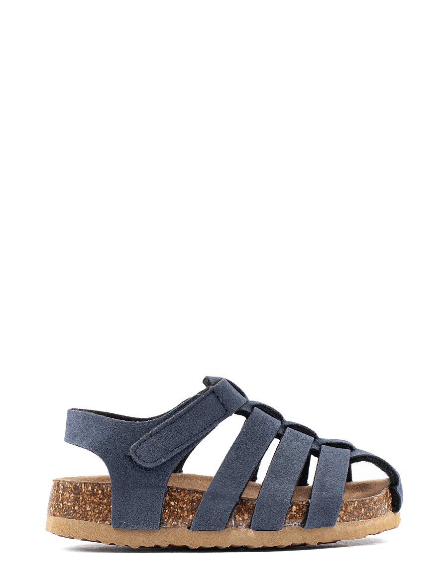 mikk-line - Sandal Suede Cork - sandalen - blue nights - 1