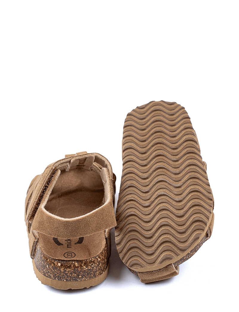 mikk-line - Sandal Suede Cork - sandalen - cognac - 3