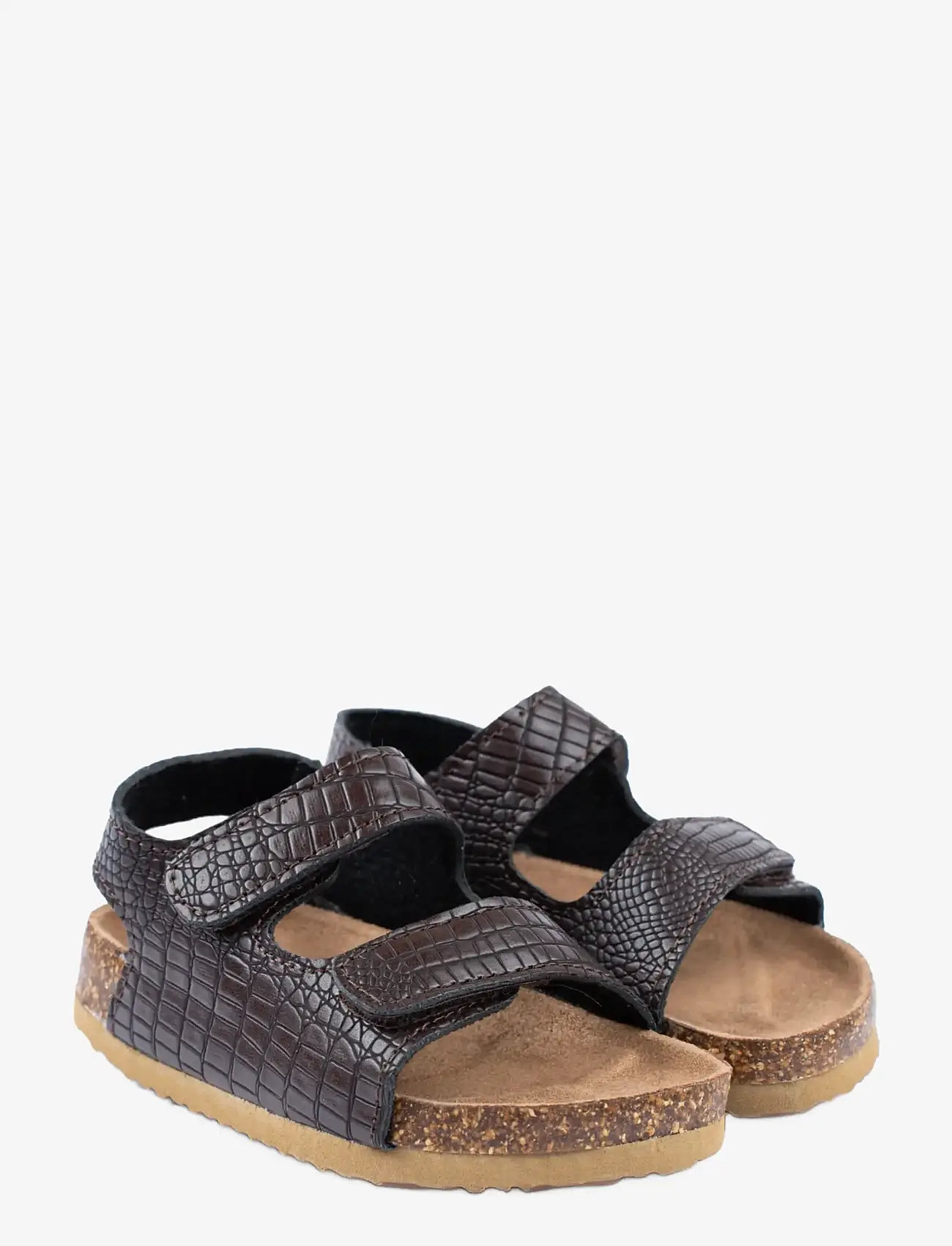 mikk-line - Sandal Texture Cork - mažiausios kainos - cognac - 0