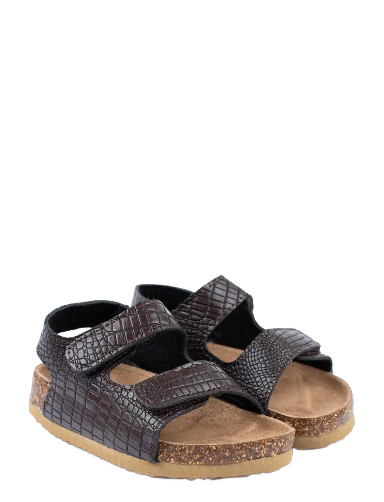 mikk-line Sandal Texture Cork - Skor - COGNAC / brown