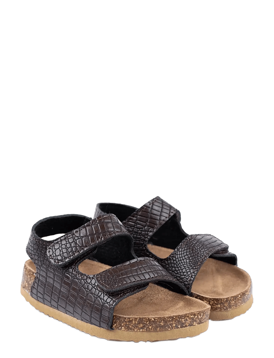 mikk-line - Sandal Texture Cork - sandalen - cognac - 0